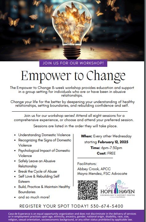 empower to change Casa De Esperanza